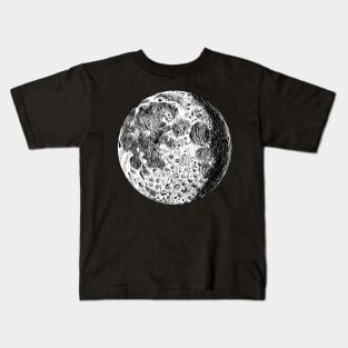 The Moon Illustration Kids T-Shirt